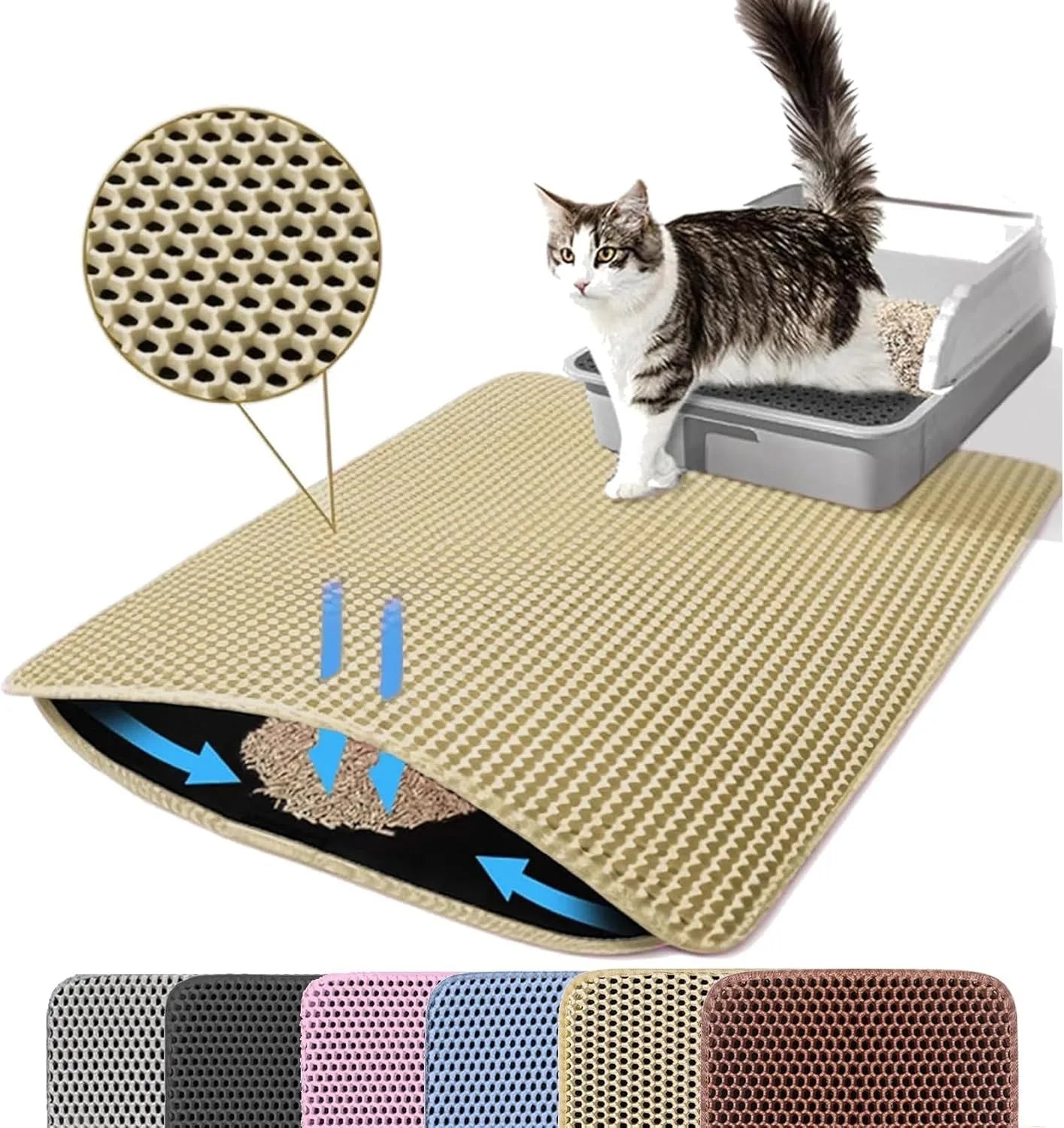 Cat Litter Mat – Double Layer